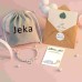 Jeka Charm Bracelets for Girls Flower Girls, Pink Pearl Heart Charm Bracelets Christmas Jewelry Gifts for Girls Flower Girls-MY-102-Flower girls gifts