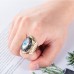 Jeka Evil Eye Ring Jewelry Hippie Punk Cool Rings Mal De Ojo Turkish Protection-gold
