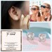 Jeka Best Friend Birthday Gifts for Women, Love Knot Hypoallergenic CZ Stud Earrings for Women Unique Friendship Distance Graduation Christmas Mothers Day Jewelry Gifts for Soul Sister Bestie Bridesmaid BFF Girls Mom-JK-010-Cross
