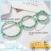 Jeka First Day of School Bracelet, Back to School Gift Mother Daughter Bracelets set for 3 Mommy and Me for Mother Daughter Girls Boys to My Son Bracelet from Mom-JK-011-G-3