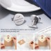 Jeka Tie Clips for Men, Father of The Bride Gifts from Daughter, Wedding Gift for Dad, Cufflinks Tie Bar Jewelry Gift from Bride, Dad Gifts from Daughter-JK-012-S-FOTB