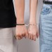 Jeka Couples Gifts, Matching Couples Bracelets Pulseras Para Parejas Distance Relationship Gifts His and Hers Valentines Day Birthday Anniversary Christmas Gifts for Boyfriend Girlfriend Women Men Him Her---JK-016-BP