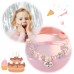 Jeka Happy Birthday Gifts for 5 Year Old Girls, 10th Birthday Pink Pearl Heart Charm Bracelets Gifts for Girls Daughter Granddaughter Niece Cousin MY-100-5 Birthday gifts