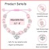 Jeka Happy Birthday Gifts for 5 Year Old Girls, 10th Birthday Pink Pearl Heart Charm Bracelets Gifts for Girls Daughter Granddaughter Niece Cousin MY-100-5 Birthday gifts