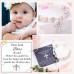 Jeka Rhinestone Ball Bracelets for Girls Flower Girls, Pink Pearl Heart/Cross Charm Bracelets Jewelry Gifts for Girls Flower Girls-MY-102-Baptism Girl gifts 