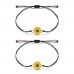 Jeka Handmade Sunflower Boho Bracelet Friendship Jewelry for Women Girl 2 Set-2B